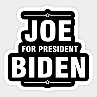 Joe Biden For President Sticker